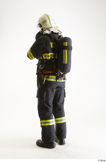 Sam Atkins Fire Fighter with Helmet standing whole body 0004.jpg